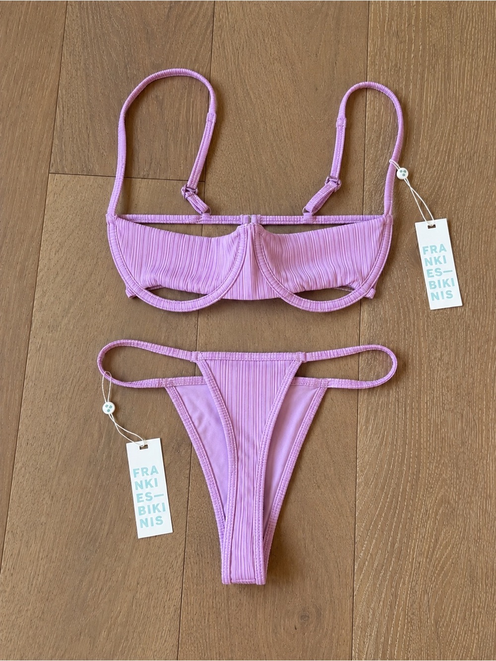 Frankie's Bikinis Lilac Set NWT